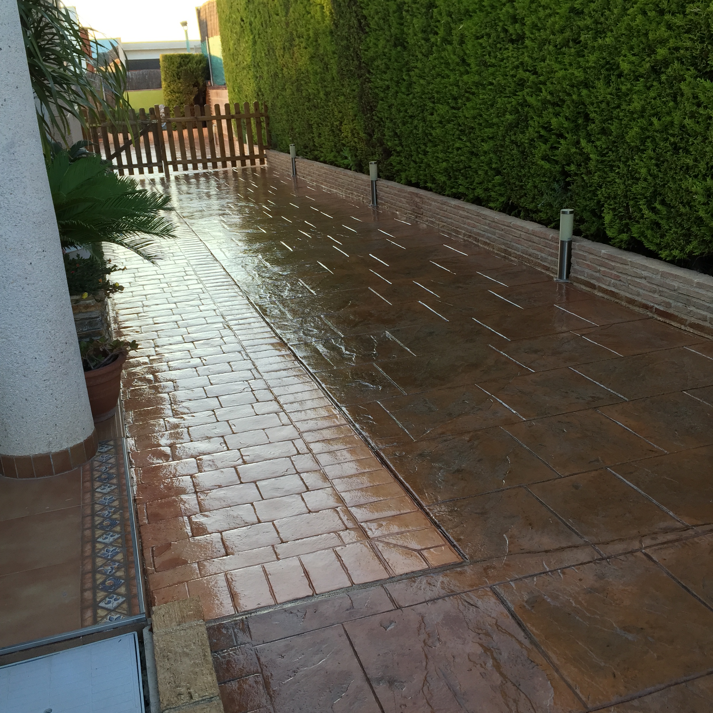 Resina hormigon proyectado